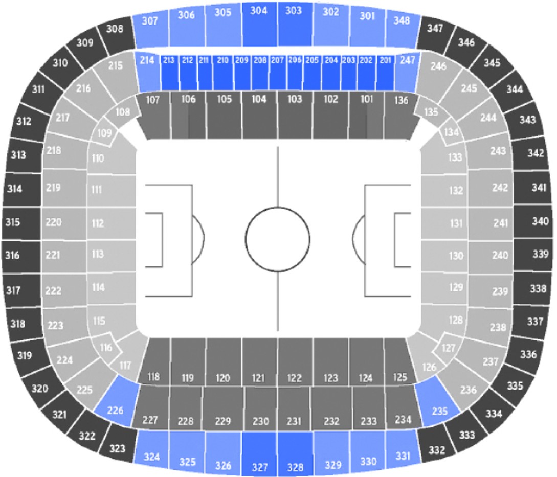 ‘Bayern Munich SC Freiburg 22-11-2025’ – Longside 2/3 Tier