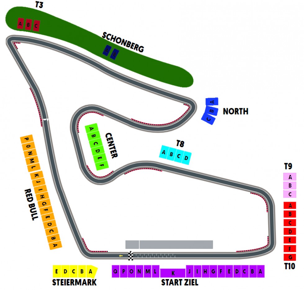 ‘Austrian Grand Prix . 2026’ – Red Bull Grandstand J, K (3 Days)