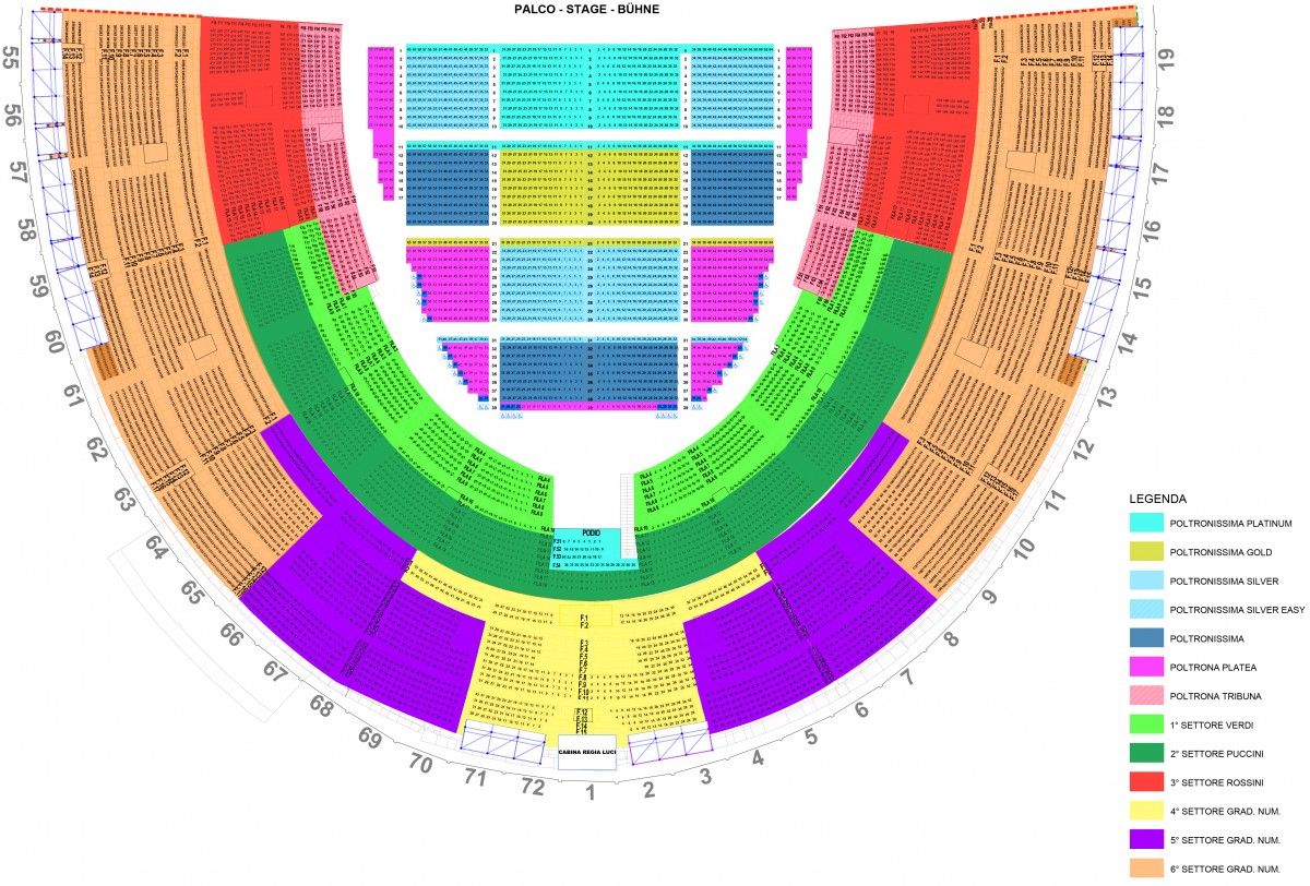 ‘Aida di Cristallo – Giuseppe Verdi – Verona, 10 Jul 2026’ – Gradinata numerata 5° settore