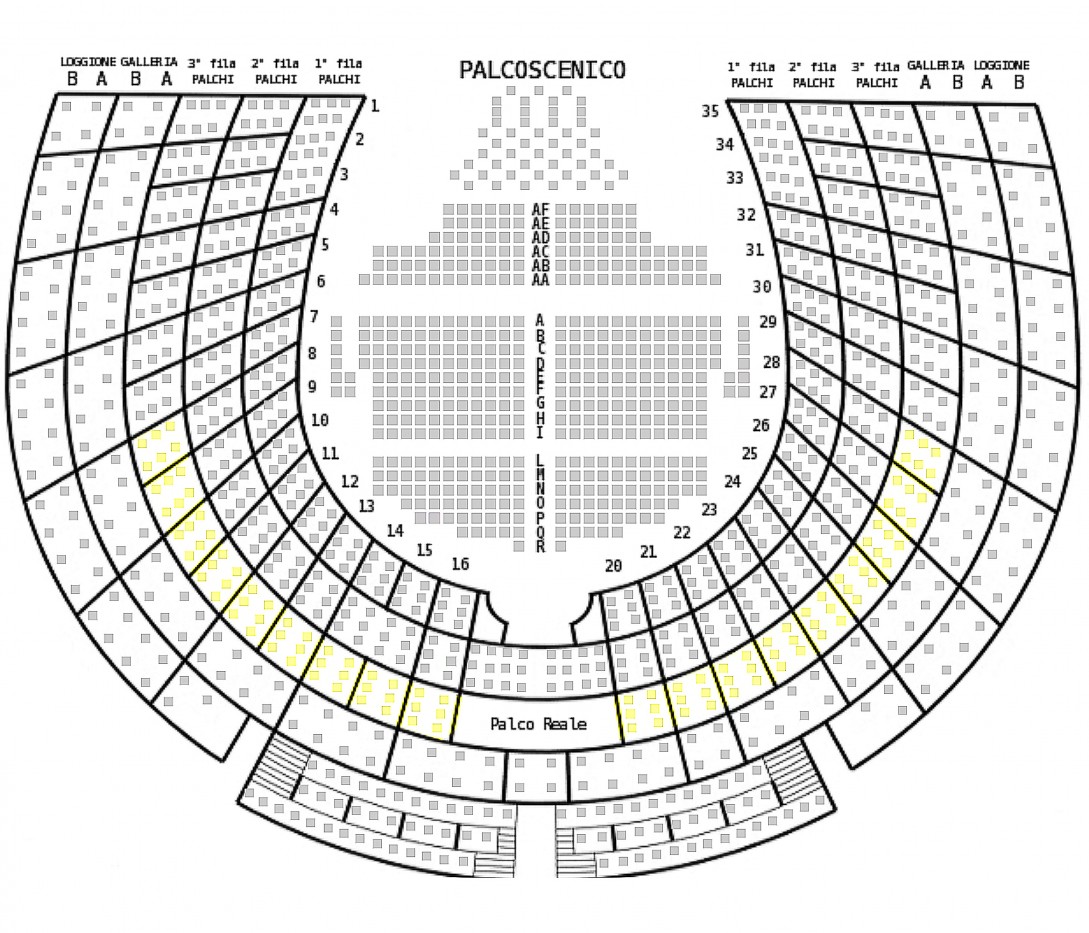 ‘La Clemenza di Tito (Mozart) – Venezia, 20/11/2025’ – Central box – 3rd row
