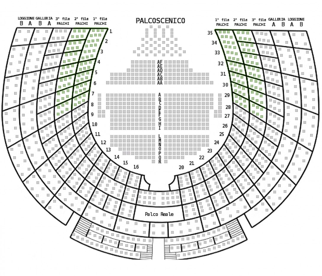 ‘La Clemenza di Tito (Mozart) – Venezia, 20/11/2025’ – Lateral box – 1st and 2nd row