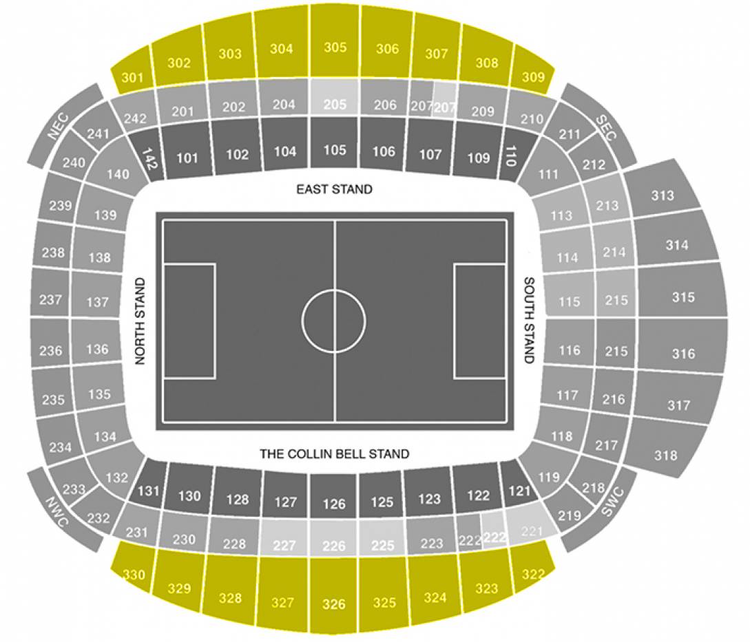 ‘Manchester City – West Ham United .’ – Longside Upper