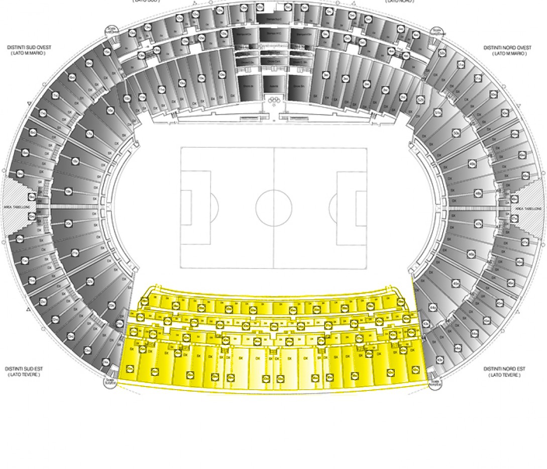 ‘Lazio – Inter, Coppa Italia Final 2026’ – Tribuna Tevere Central Neutral Side