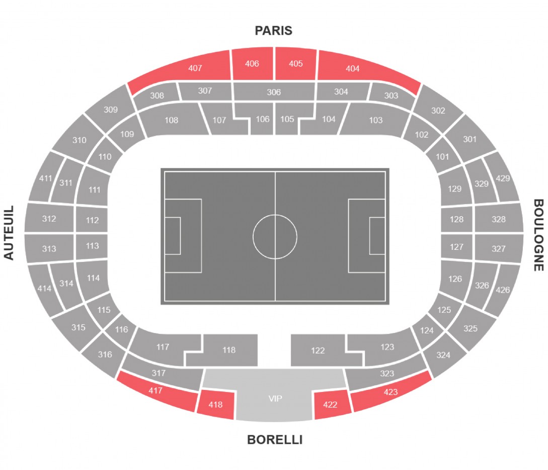 ‘Paris Saint-Germain – Bayern Munich .’ – Longside Upper