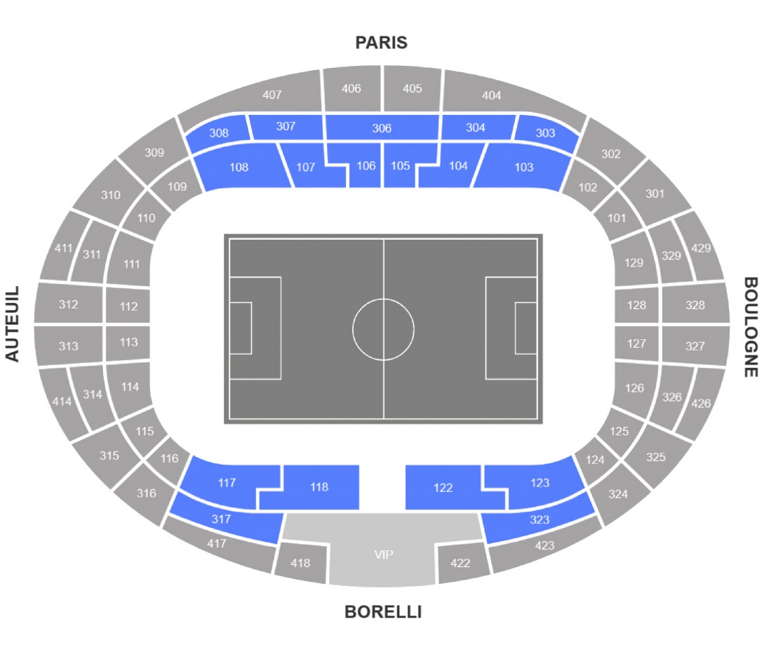 ‘Paris Saint-Germain – Tottenham Hotspur .’ – Longside Middle and Lower