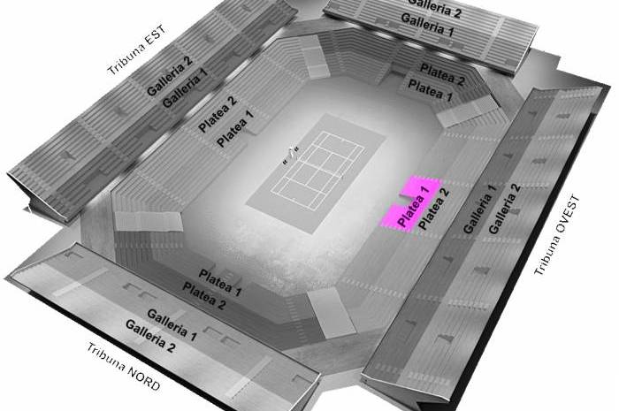 ‘Nitto ATP Turin – 12/11 (Evening Session)’ – Tribuna Ovest/Est Platea 1 – Block 117