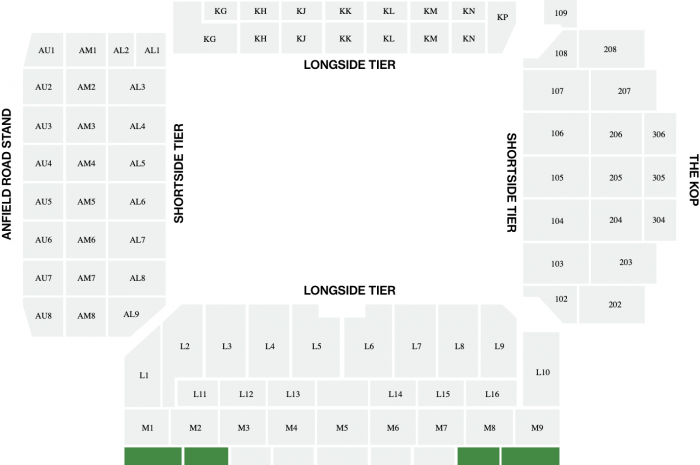‘Liverpool – Athletic De Bilbao . Friendly Match’ – Main Stand Upper