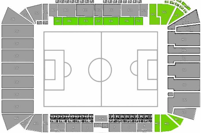 ‘Italy – Estonia, World Cup Qualifiers’ – Tribuna Rinascimento / Ovest