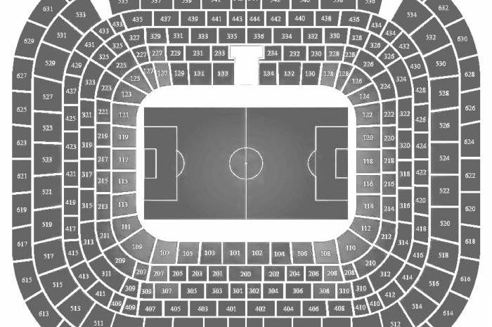 ‘Real Madrid – Real Oviedo .’ – Longside 4th Tier (level 600/700)