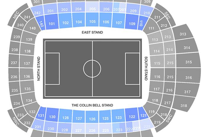 ‘Manchester City – Aston Villa .’ – Longside Middle/Lower