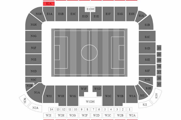 ‘Brighton & Hove Albion – Nottingham Forest .’ – Longside Upper