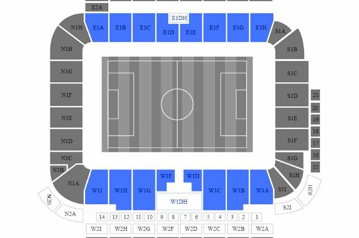 ‘Brighton & Hove Albion – Nottingham Forest .’ – Longside Lower