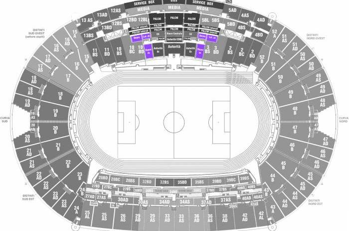‘Roma – Como’ – Tribuna Onore Lateral Vip Hospitality