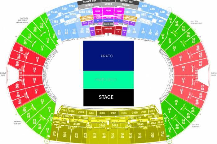 ‘Marco Mengoni – Rome, 2 Jul 2025’ – Gold Standing